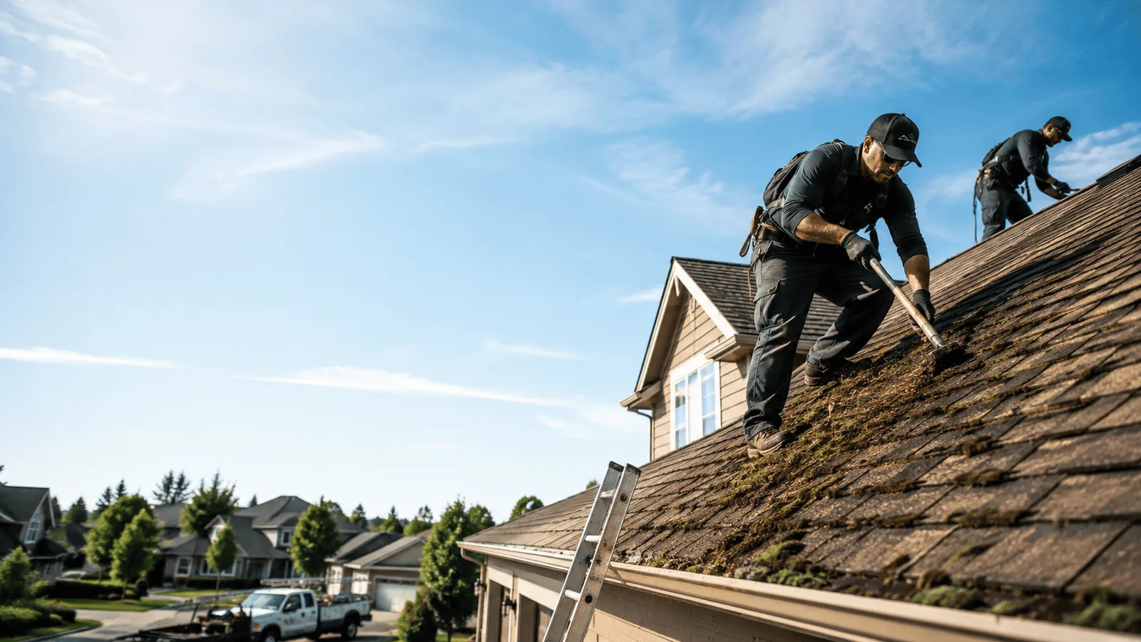 Roof Moss Removal in Cockeysville, MD near me